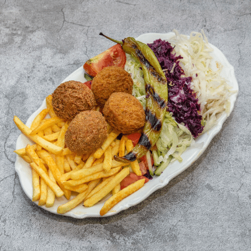 Falafel Teller Vegan