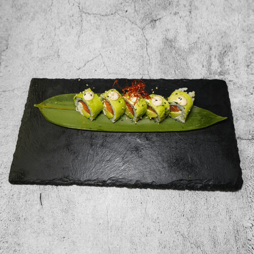 California Maki - mit Lachs, Avocado und Frischkäse