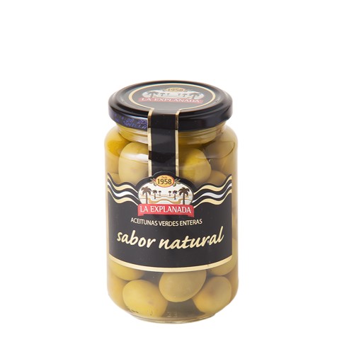 Grüne Oliven mit Stein 21022