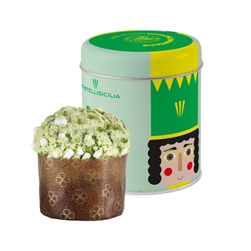Sicilia Mini Panettone mit Pistazien Tin Box 133