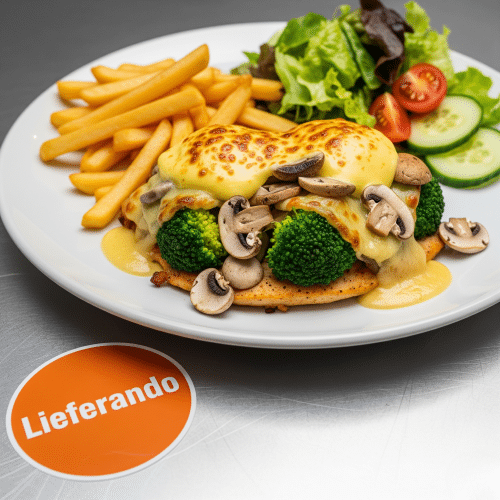 Hühnerbrustfilet mit Champignons,
