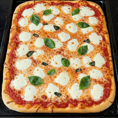 Pizza-Partyblech Caprese (für ca. 6 Personen)