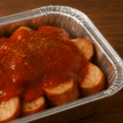 Currywurst mit Currysauce