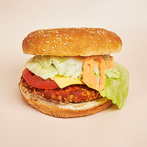 Chickenburger mit Käse