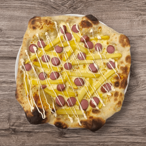Pizza Wurstel Bianco