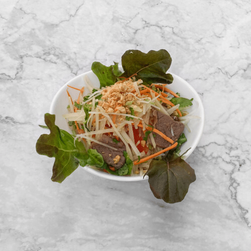 Papaya Salat (leicht scharf)