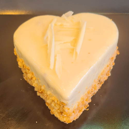Chocolate White Almond Heart