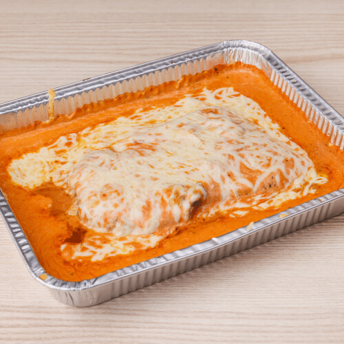 Lachsfilet mit Metaxasauce