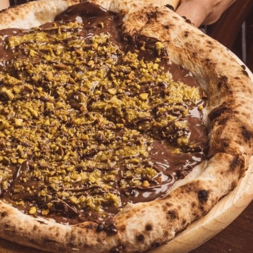 Dubai Chocolate Pizza