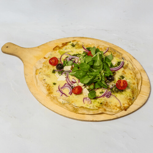 Griechischer Flammkuchen