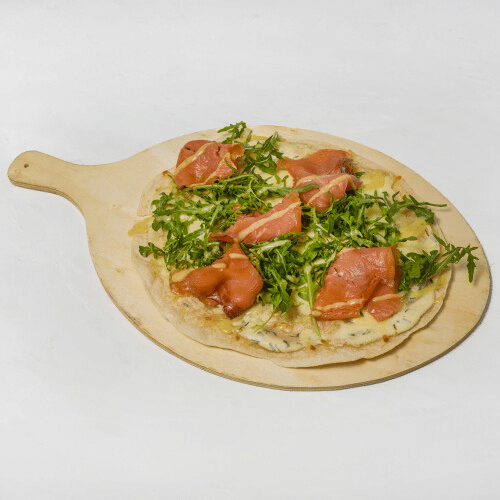 Lachs Flammkuchen