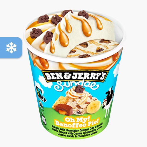 Ben & Jerry's Sundae Oh My! Banoffee Pie! 427ml