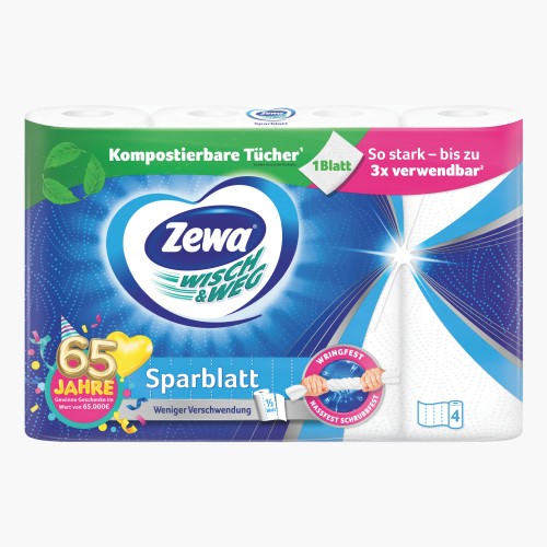 Zewa Küchenrolle Wisch & Weg 4x45 Blatt