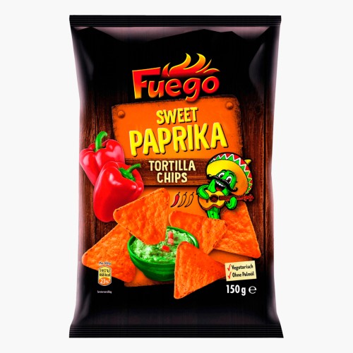 Fuego Tortilla Chips Sweet Paprika 150g