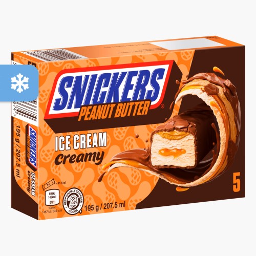 Snickers Ice Cream Creamy 207,5ml (5x41,5ml) 