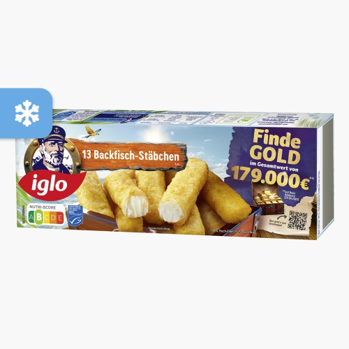 Iglo 13 Backfischstäbchen 364g
