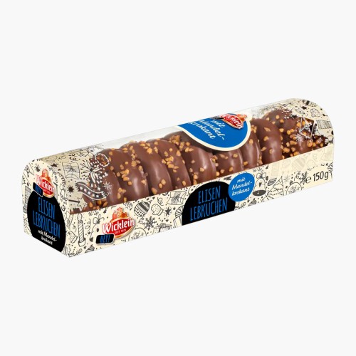 Wicklein Elisen Lebkuchen mit Mandelkrokant 150g