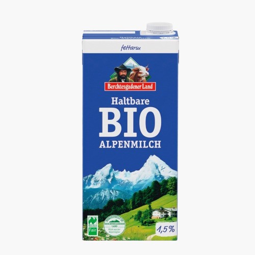 Bercht. Land Haltbare Bio Alpenmilch 1,5% 1l