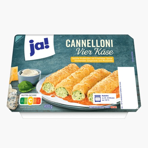 Ja! Cannelloni Vier Käse 400g