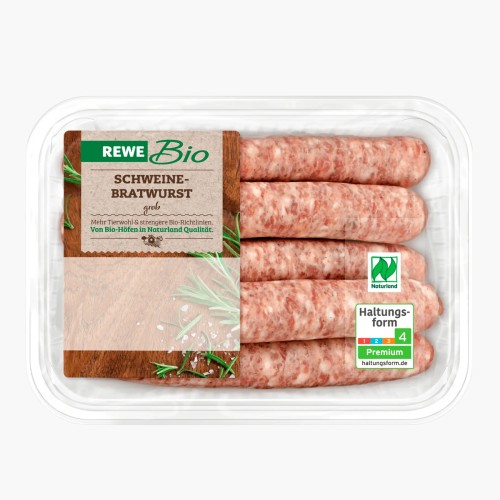 Rewe Bio Bratwurst grob 300g