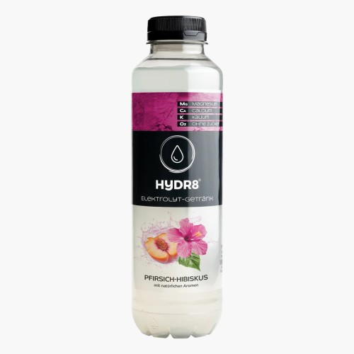 Hydr8 Pfirsich-Hibiskus Elektrolyt-Getränk 0,5l