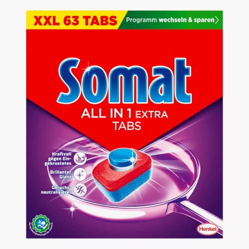 Somat All in 1 Extra 63 Spülmaschinentabs 1040g