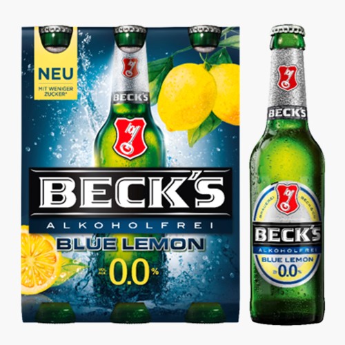 Beck's Blue lemon AF 6x0,33 MW (0,0% vol.)