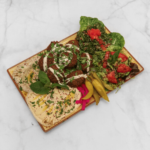 Falafel Teller (vegan)