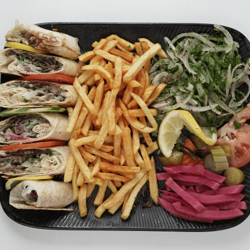 Arabischer Lamm Shawarma Teller