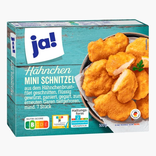 Ja! Hähnchen Mini Schnitzel 500g