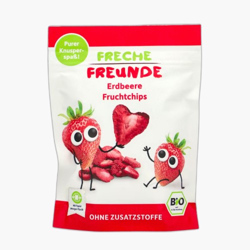 Freche Freunde Bio Fruchtchips Erdbeere 12g