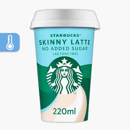 Starbucks No Added Sugar Latte Eiskaffee 220ml