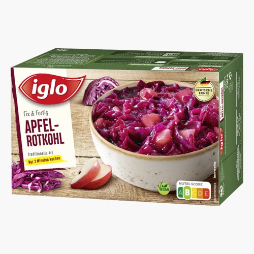 Iglo Apfel-Rotkohl 750g