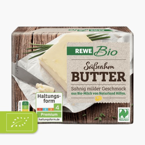Rewe Bio Süßrahmbutter 250g