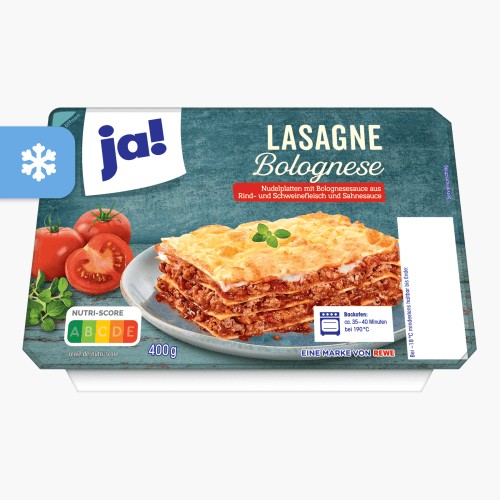 Ja! Lasagne Bolognese 400g