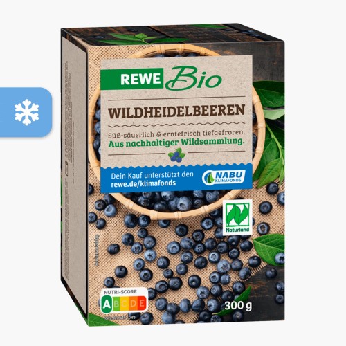 Rewe Bio Naturland Wildheidelbeeren 300g