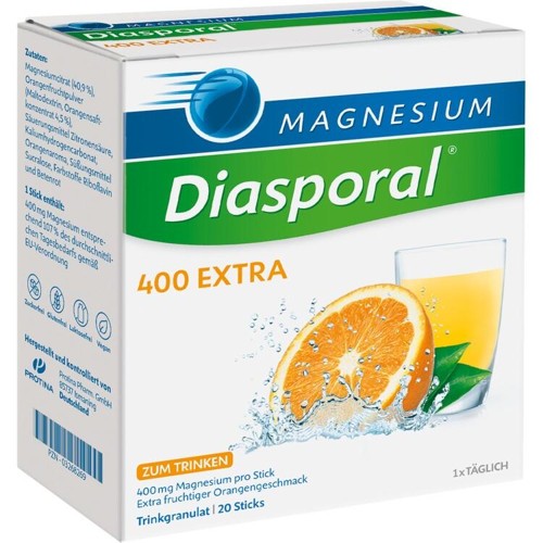 Magnesium-Diasporal 400 Extra (Trinkgranulat) 20 Stück