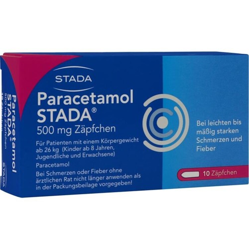 Paracetamol STADA 500mg Zäpfchen 10 Stück