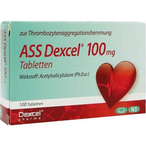 ASS Dexcel 100 mg Tabletten 100 Stück