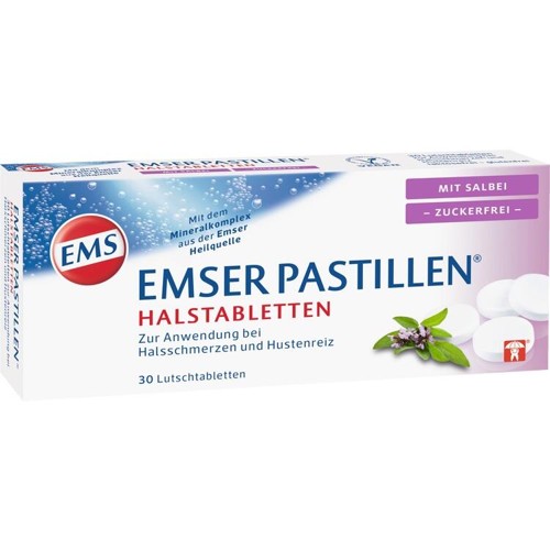 Emser Pastillen mit Salbei zuckerfrei 30 Stück