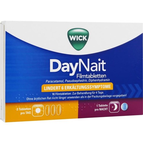 WICK DayNait Filmtabletten 16 Stück