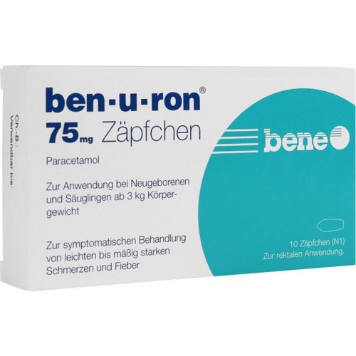 ben-u-ron 75mg Zäpfchen 10 Stück