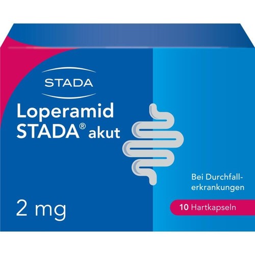 Loperamid STADA akut 2mg Hartkapseln 10 Stück