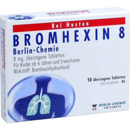 BROMHEXIN 8 BERLIN CHEMIE 50 Stück