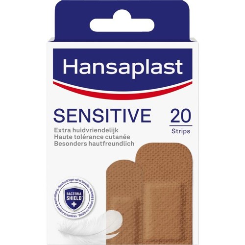 Hansaplast Sensitive Pflaster Hautton Medium 20 Stück