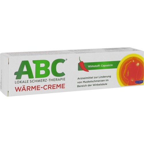 ABC Wärme-Creme Capsicum Hansaplast med 50 Gramm