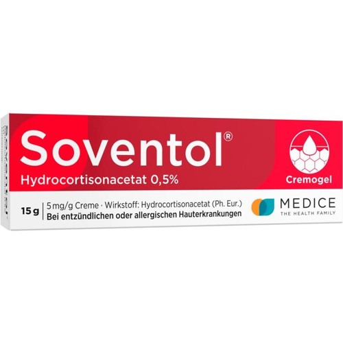 Soventol Hydrocortisonacetat 0.5% 15 Gramm