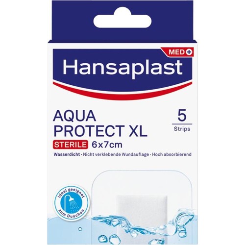 Hansaplast Wundverband Steril Aqua Protect 6x7cm 5 Stück