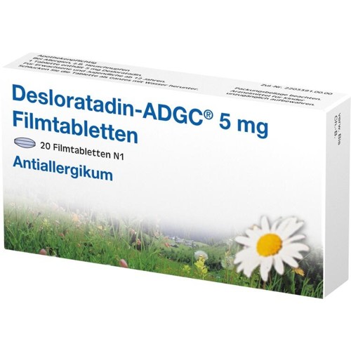Desloratadin ADGC 5 mg Filmtabletten 20 Stück