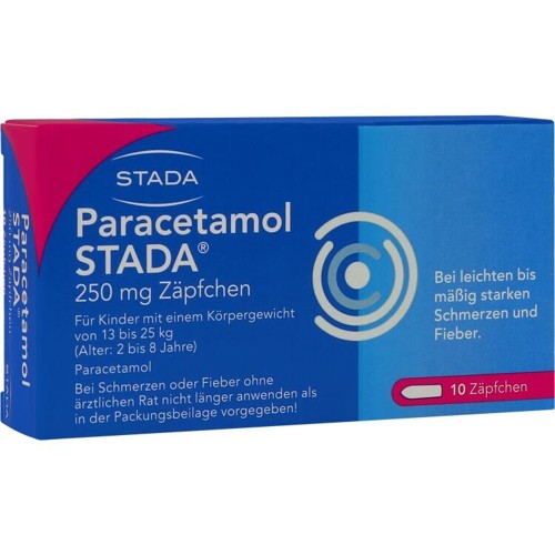 Paracetamol STADA 250mg Zäpfchen 10 Stück